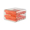 Foodgrade Egg Holder Refrigerator Egg Storage Box With Automatic Rolling Drawerstyle Egg Rack Doubl