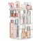 Spinning Countertop Holder Clear Makeup Organizer With Rotation Bathroom Cosmetics Storage 5