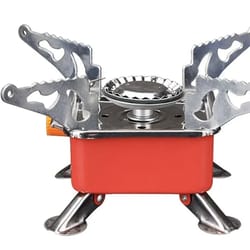 outdoor gas stove, new can foldable windproof stove for backpacking, camping, hiking, picnicking and barbecuing