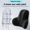 Memory Foam Lumbar Cushion MultiScene Pain Relief For Car Office Gaming Chairs Postpartum Support 3