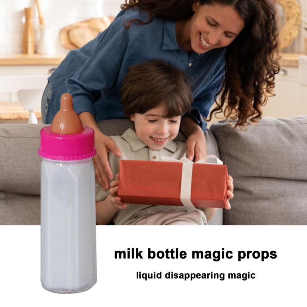 Strange Magics Prop, Mini Magic Milk Bottle Liquid, Baby Reborn Dolls Feeding Bottle Toy