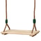 Pastoral Wooden Swing for Adults, Children, High-Quality Anti-Corrosion, Polished Four-Board Outdoor Indoor Wood Swing