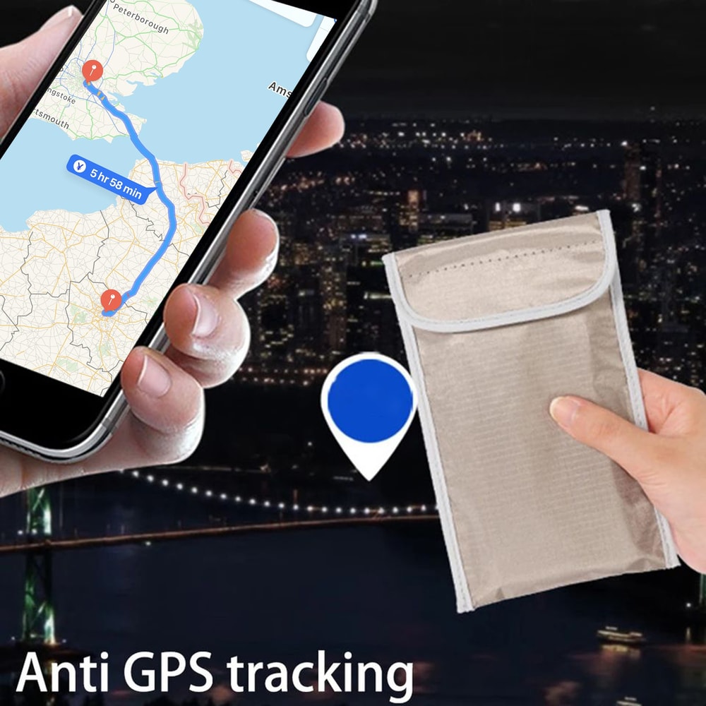 Cell Phone Signal Blocking Faraday Bag For Phone AntiSpying Tracking Fob Shield EMF GPS Location Fa 2