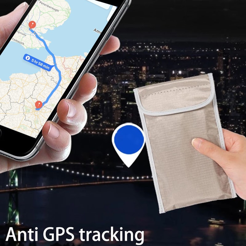 Cell Phone Signal Blocking Faraday Bag For Phone AntiSpying Tracking Fob Shield EMF GPS Location Fa 2