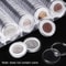Container with Storage Organizer Box, Foam Gasket for Coin Display, Plastic Coin Holder Capsules