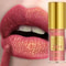 Shiny Long Lasting Lip Gloss Waterproof Liquid Lipstick Glitter Metallic Lip Oil 3