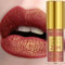 Shiny Long Lasting Lip Gloss Waterproof Liquid Lipstick Glitter Metallic Lip Oil 8