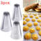 Russian Open Star Piping Nozzles, Cake Decorating Tips Set, Icing Pastry Nozzles for Cupcakes & Cookies