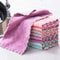 Super Absorbent Double-layer Microfiber Towel, Coral Fleece Non-stick Oil Dishcloths for Cleaning