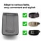 Men Box Holder with High Leather Cover, Windproof Zip Cigarette Lighter Gift, Small Case for Super Match