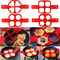 Egg Cooker Nonstick Pancake Maker Silicone Fried Egg Shaper Omelet Mold For Kitchen 2