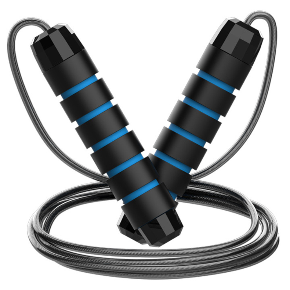 Adjustable Jump Rope with Steel Wire, Tangle-Free for Home Workout