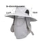 Breathable Sunshade Outdoor Fishing Hat Foldable Adjustable Cap For Men And Women Hiking Camping P 4