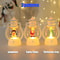 Battery Powered Portable LED Lanterns Christmas Santa Claus Snowman Lights For Home Decor Navidad X 1