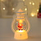 Battery Powered Portable LED Lanterns Christmas Santa Claus Snowman Lights For Home Decor Navidad X 2