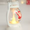 Battery Powered Portable LED Lanterns Christmas Santa Claus Snowman Lights For Home Decor Navidad X 3