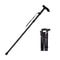 Telescopic Fold Crutches, Multifunction Walking Stick, Hiking Stick for Elderly, Outdoor Metal Cane
