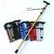Telescopic Fold Crutches, Multifunction Walking Stick, Hiking Stick for Elderly, Outdoor Metal Cane