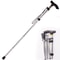 Telescopic Fold Crutches, Multifunction Walking Stick, Hiking Stick for Elderly, Outdoor Metal Cane