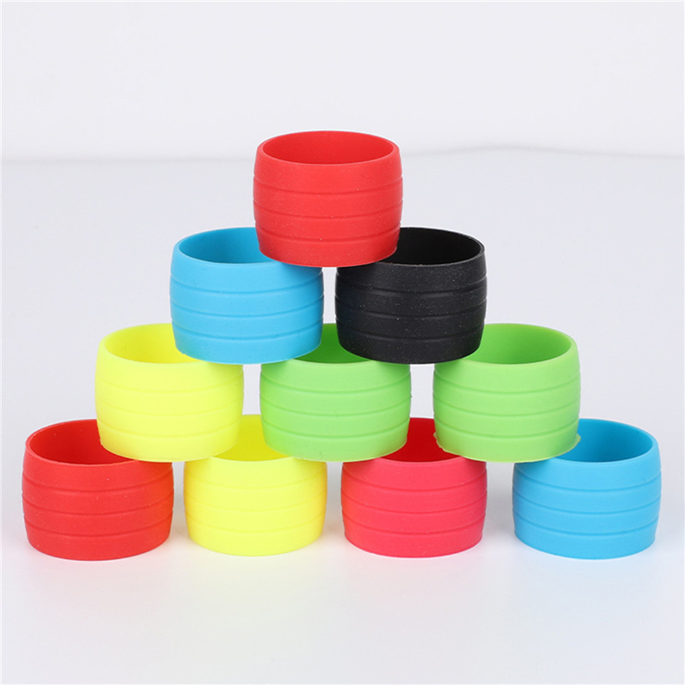 Tape Fixing Sleeve Ring, Silicone Cycling Handlebar, Protective Cover Bike Rubber, Anti-skip Waterproof Plugs Road Hand