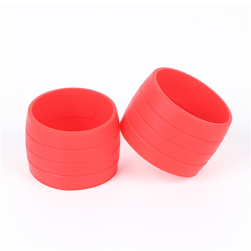Tape Fixing Sleeve Ring, Silicone Cycling Handlebar, Protective Cover Bike Rubber, Anti-skip Waterproof Plugs Road Hand