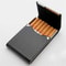 Cigarette Case PU Cigar, Multifunction Stainless Steel Storage Box, Card Cases, Tobacco Holder Smoking Accessories