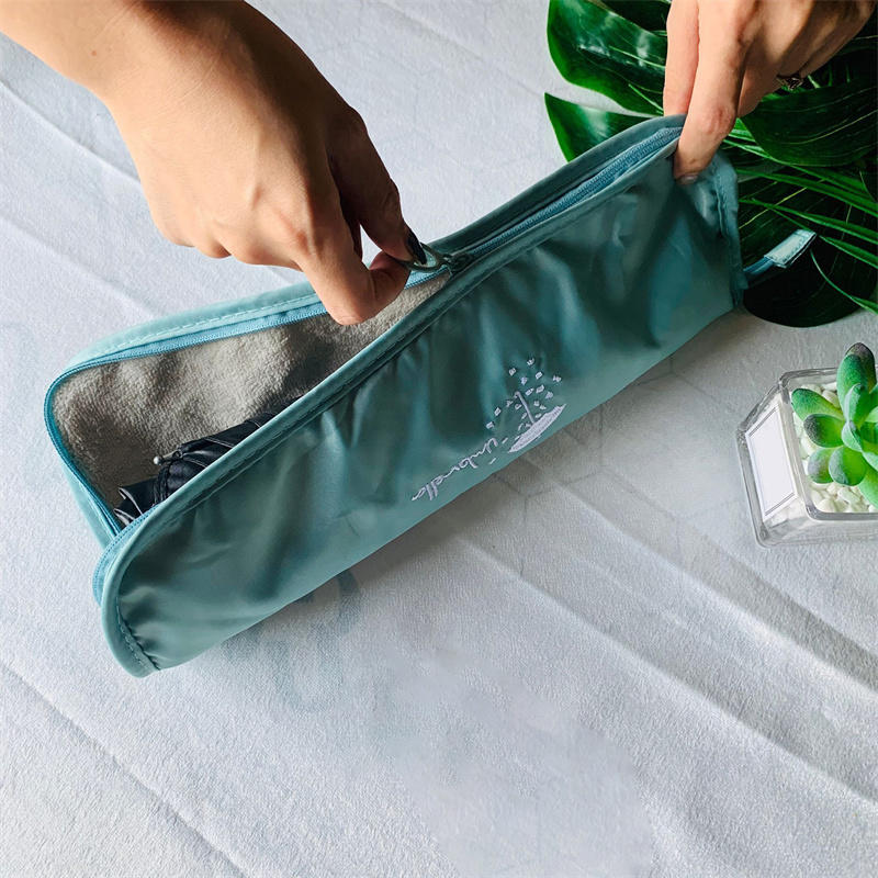 Folding Wet Umbrella Storage Bag, Waterproof Travel Umbrella Cover for Home and Camping