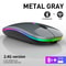 Ergonomic Gaming Wireless Mouse RGB Rechargeable Bluetooth LED Backlit