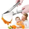 Heavy Duty Potato Ricer Masher, Stainless Steel Potato Ricer for Juicing, Baby Food, and Fruits