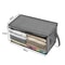 Non-Woven Foldable Storage Bag, Large Capacity Quilt Organizer with Zipper