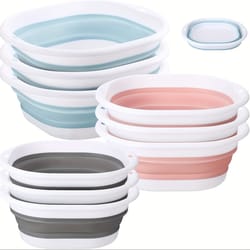 extendable small portable foldable wash basin, easy to clean foot basin, lightweight vegetable basin for home and travel