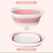 Extendable Small Portable Foldable Wash Basin, Easy To Clean Foot Basin, Lightweight Vegetable Basin For Home And Travel