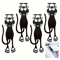 Creative Hollowed Out Black Kitten Hanging Bookmarks Acrylic Hollowed Out Bookmarks Perfect Gifts F 1