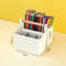 School Office Portable Pen Holder, Large Capacity Multifunctional Storage Holder Box, Desktop Sundries Storage Basket