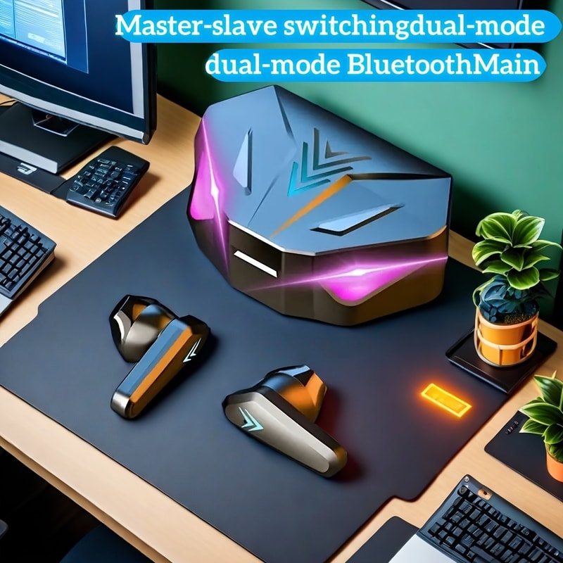 X15 TWS Wireless Bluetooth Headset LED Display Gamer Earbuds With Mic Wireless Headphones Noise Can 1