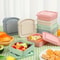 Large-capacity Bento Box, Toast Shaped Bamboo Fiber, Kitchen Outdoor Picnic Box