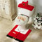 New Cute Christmas Toilet Seat Covers, Santa Claus Bathroom Mat, Holiday Home Supplies, Navidad Gift Decor for New Year