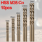 Cobalt Coated Drill Bit HSS Power Tool For Stainless Steel And Metal Drilling 1