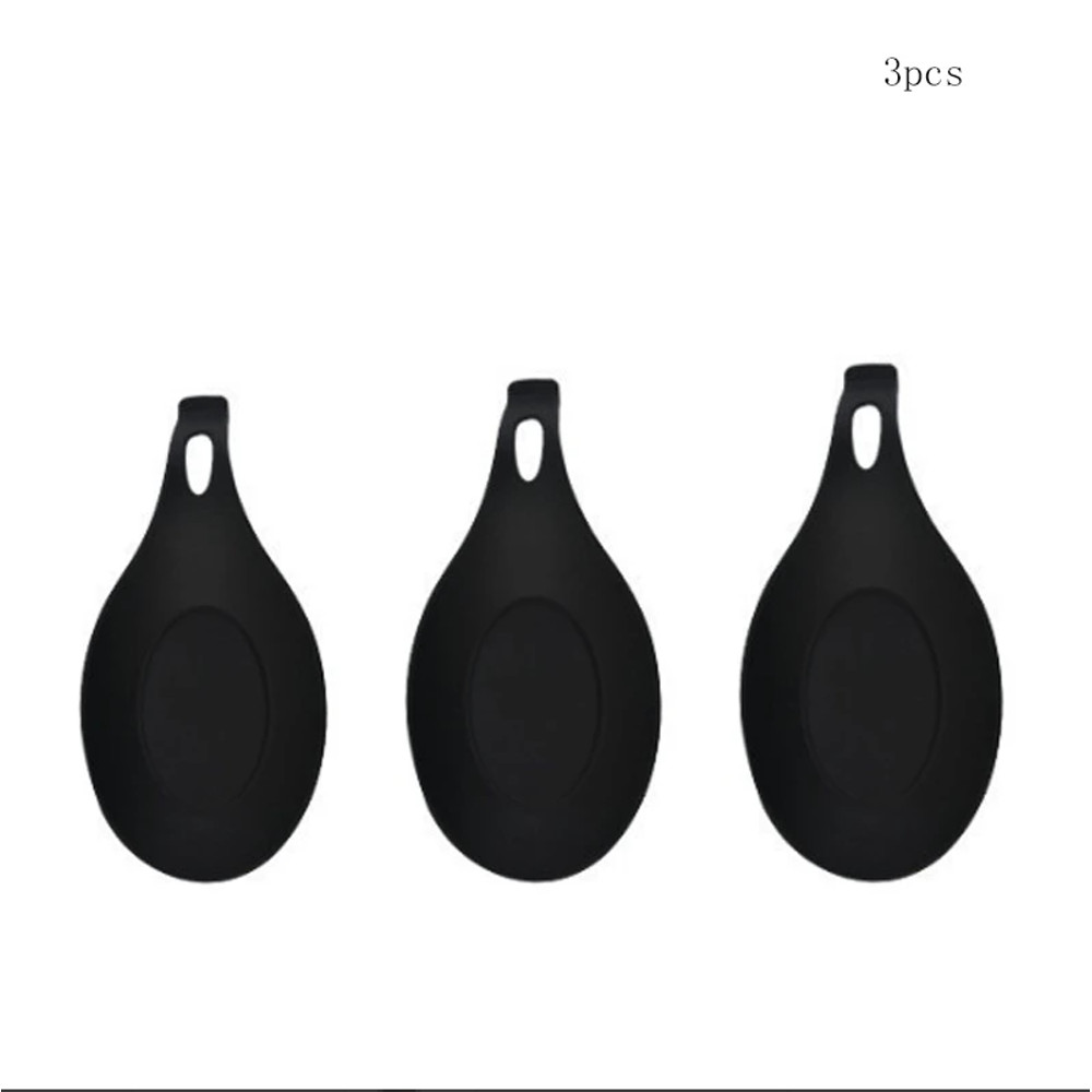Heat Resistant Silicone Spoon Rest, Spatula Holder, Utensil Placemat Tray