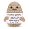Positive Energy Cute Handwoven Potato Doll, Plush Knitting Room Decoration, Funny Birthday and Christmas Gift