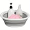 Laundry Baskets Foldable Wash Basins Space Saving Storage Containers Plastic Wash Basins Laundry Bu 3