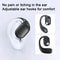 Bluetooth Wireless Headphones, Bone Conduction Earphones, Handsfree Noise Canceling Headset for Driving