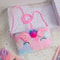 Childrens Plush Crossbody Bag Plush Unicorn Square Squint Shoulder Bag For Kindergarten Girls Carto 4