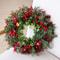 Winter Berry Wreath for Front Door Christmas Decoration Red Berry Xmas Wall Decor