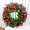 Winter Berry Wreath for Front Door Christmas Decoration Red Berry Xmas Wall Decor