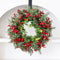 Winter Berry Wreath for Front Door Christmas Decoration Red Berry Xmas Wall Decor
