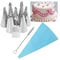 Reusable Frosting Pastry Bags, Russian Piping Tips Set, Cake Decorating Tool, Fondant Smoother