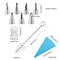 Reusable Frosting Pastry Bags, Russian Piping Tips Set, Cake Decorating Tool, Fondant Smoother