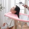 Portable Hair Washing Basin, Foldable PVC Inflatable Shampoo Pad, Spa Tub for Pregnant Women, Elderly, Deflate Shampoo