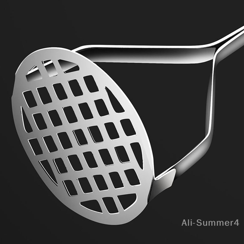 Stainless Steel Mud Press Masher, Potatoes Crusher, Kitchen Gadget Puree Juice Maker for Cocina